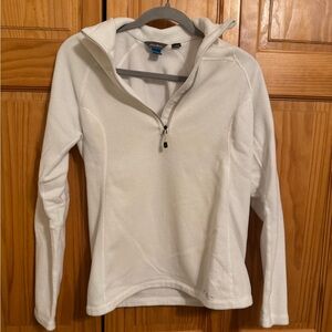 Eddie Bauer Women's White Fleece Pullover